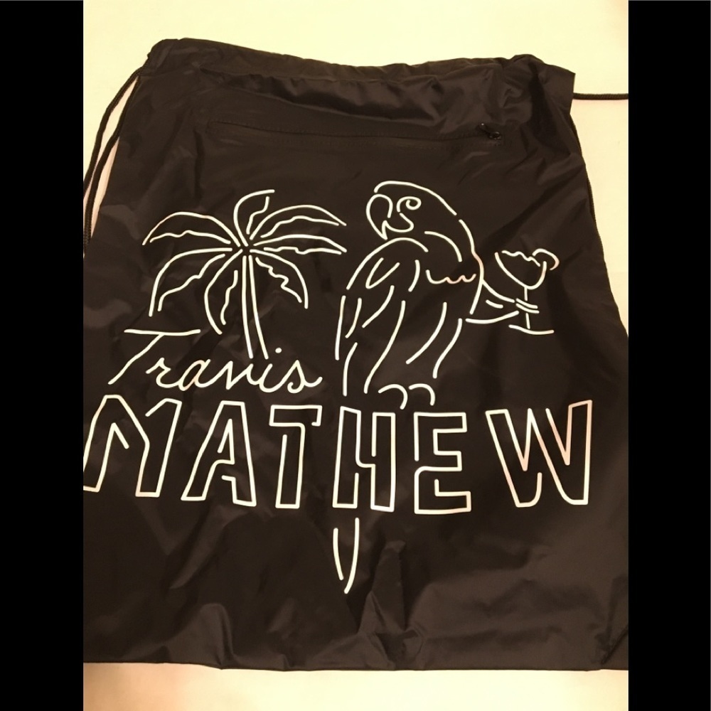 New Travis Mathew Drawstring Backpack - Picture 5 of 11